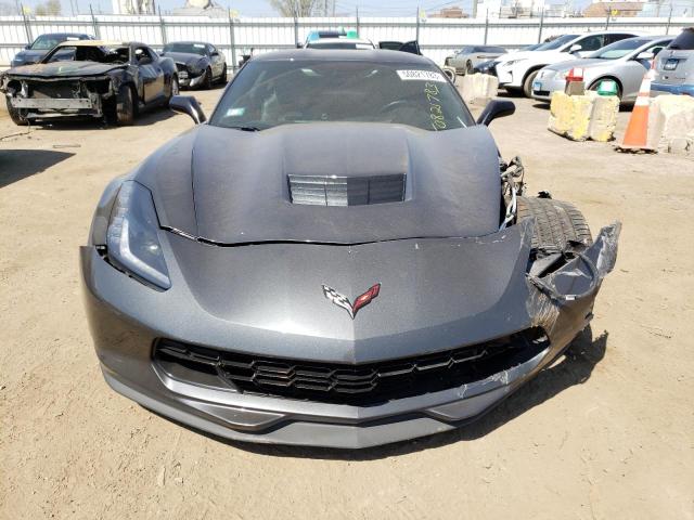 1G1YW2D71H5121101 - 2017 CHEVROLET CORVETTE GRAND SPORT 1LT GRAY photo 5