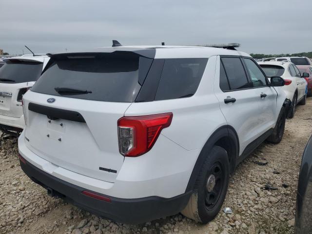 1FM5K8AB7LGB22716 - 2020 FORD EXPLORER POLICE INTERCEPTOR WHITE photo 3