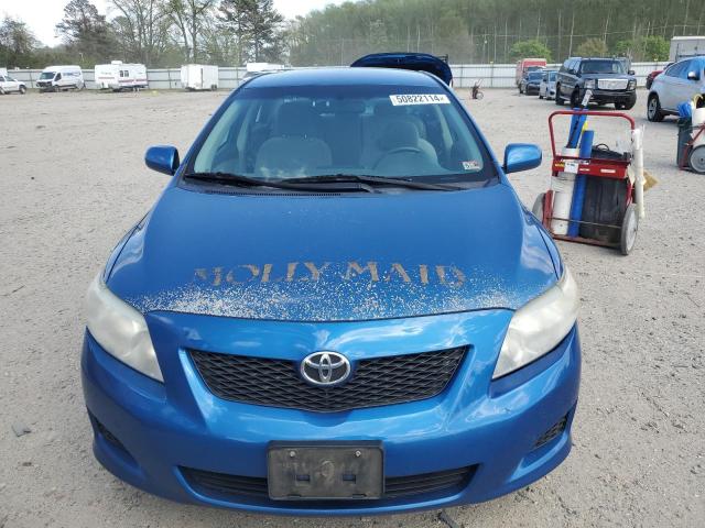 JTDBU4EE6AJ065200 - 2010 TOYOTA COROLLA BASE BLUE photo 5