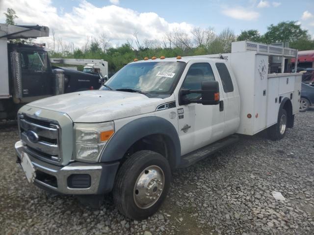 1FD0X5GT6DEB78301 - 2013 FORD F550 SUPER DUTY WHITE photo 1