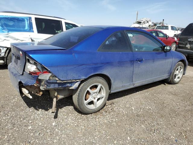 1HGEM22574L810472 - 2004 HONDA CIVIC LX BLUE photo 3