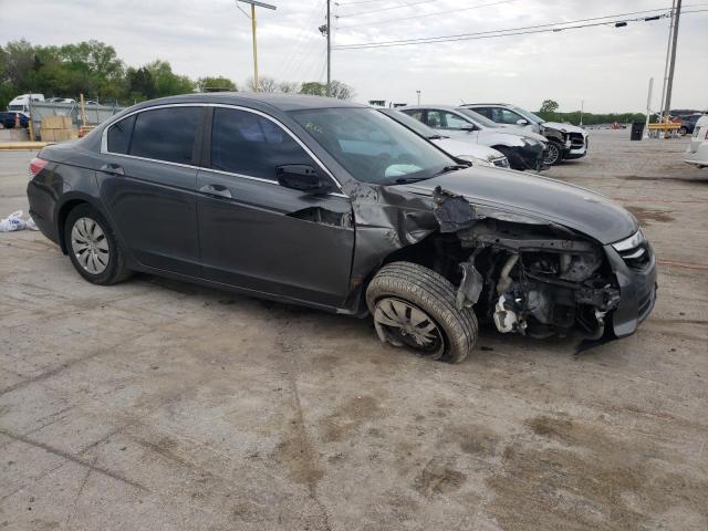 1HGCP2F31BA153751 - 2011 HONDA ACCORD LX GRAY photo 4