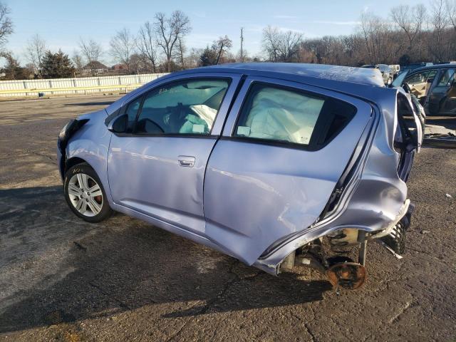 KL8CD6S95EC545819 - 2014 CHEVROLET SPARK 1LT 蓝色 照片 2