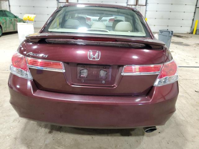 1HGCP2F79BA060995 - 2011 HONDA ACCORD EX BURGUNDY photo 6