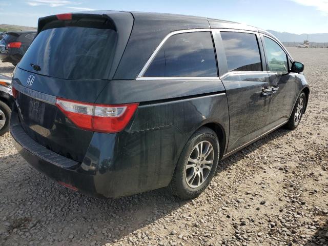 5FNRL5H40BB033815 - 2011 HONDA ODYSSEY EX BLACK photo 3