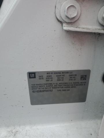 1G11C5SL6FF297757 - 2015 CHEVROLET MALIBU 1LT WHITE photo 12