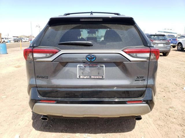 4T3E6RFVXNU089980 - 2022 TOYOTA RAV4 XSE GRAY photo 6