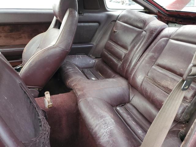 JT2MA71J7H0060344 - 1987 TOYOTA SUPRA SPORT ROOF წითელი ფოტო 10