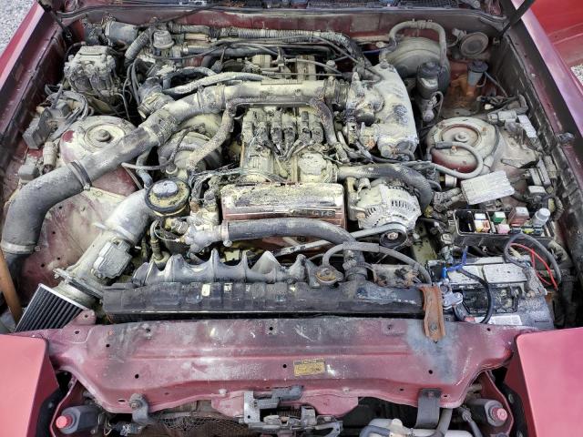 JT2MA71J7H0060344 - 1987 TOYOTA SUPRA SPORT ROOF წითელი ფოტო 11