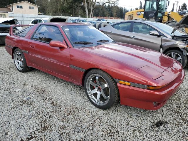 JT2MA71J7H0060344 - 1987 TOYOTA SUPRA SPORT ROOF წითელი ფოტო 4
