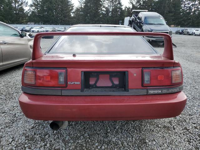 JT2MA71J7H0060344 - 1987 TOYOTA SUPRA SPORT ROOF წითელი ფოტო 6