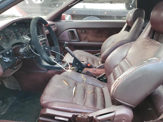 JT2MA71J7H0060344 - 1987 TOYOTA SUPRA SPORT ROOF წითელი ფოტო 7