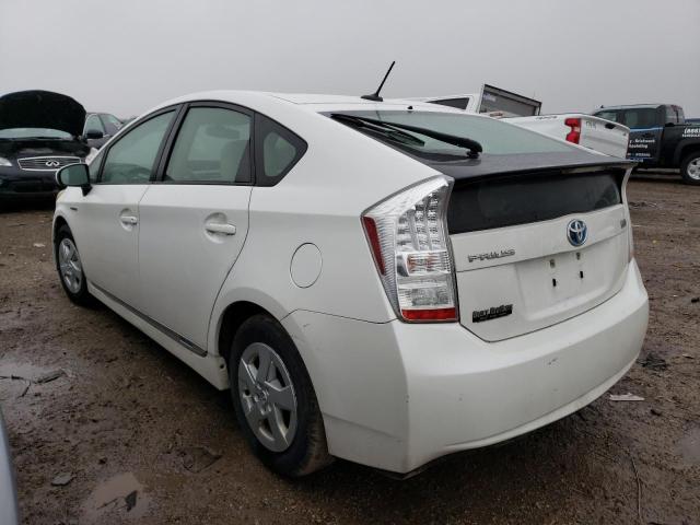 JTDKN3DU6B0256154 - 2011 TOYOTA PRIUS WHITE photo 2