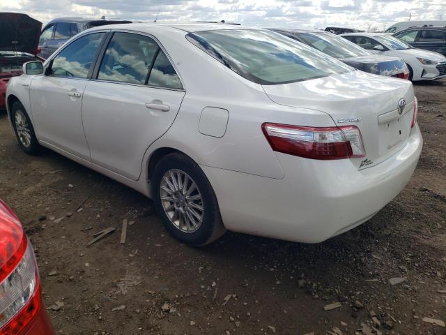 4T1BB46K27U018095 - 2007 TOYOTA CAMRY HYBRID WHITE photo 2