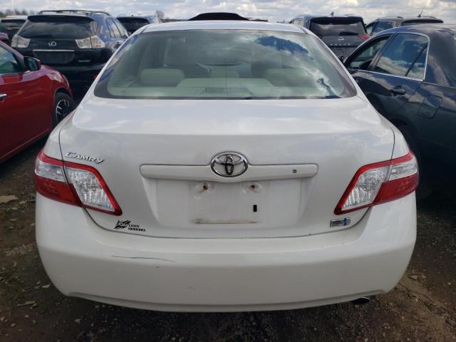 4T1BB46K27U018095 - 2007 TOYOTA CAMRY HYBRID WHITE photo 6