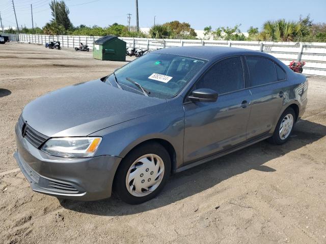 3VW2K7AJ0BM088371 - 2011 VOLKSWAGEN JETTA BASE GRAY photo 1