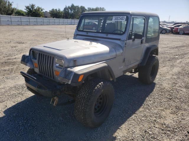 1J4FY29S3PP214673 - 1993 JEEP WRANGLER / SILVER photo 2