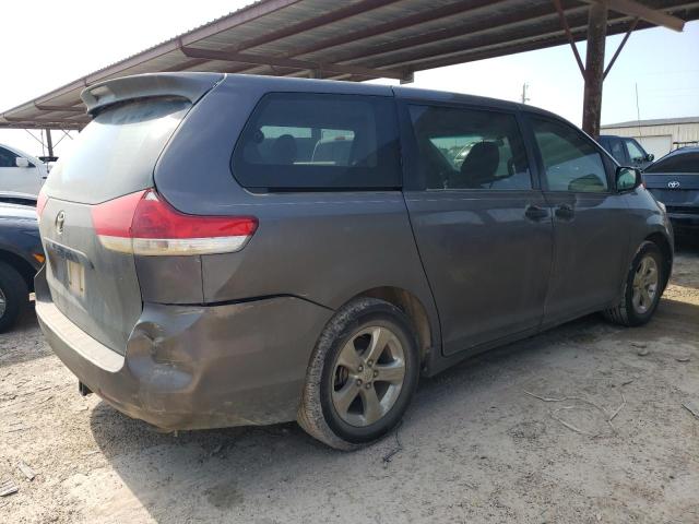 5TDKA3DC5BS008462 - 2011 TOYOTA SIENNA BASE GRAY photo 3