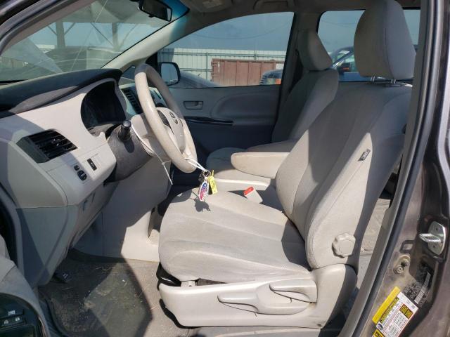 5TDKA3DC5BS008462 - 2011 TOYOTA SIENNA BASE GRAY photo 7