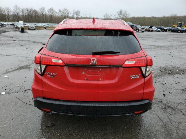 3CZRU6H18NM729132 - 2022 HONDA HR-V SPORT RED photo 6