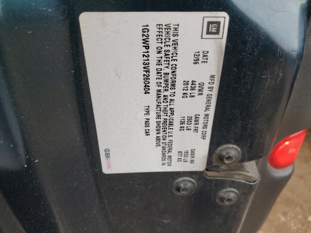 1G2WP1213VF260404 - 1997 PONTIAC GRAND PRIX GTP BLUE photo 12