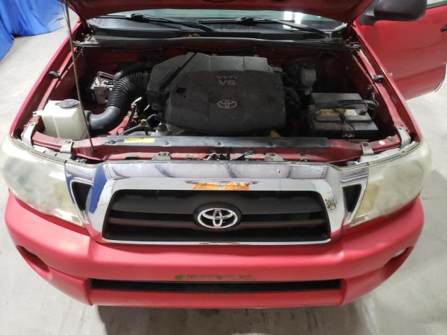 5TEUU42N65Z129907 - 2005 TOYOTA TACOMA ACCESS CAB RED photo 11