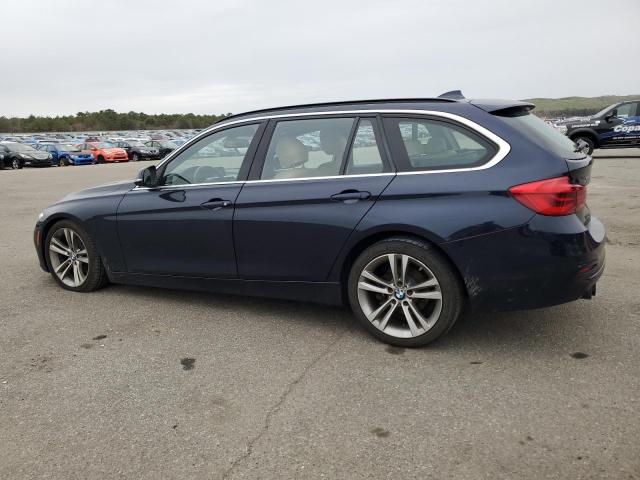 WBA8K3C54HK679354 - 2017 BMW 330 XI BLUE photo 2