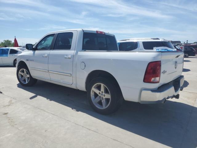 1D7RB1CT6AS156293 - 2010 DODGE RAM 1500 WHITE photo 2