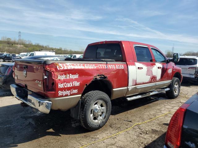 3D7KS19D58G132506 - 2008 DODGE RAM 1500 RED photo 3