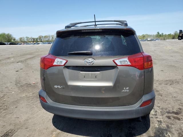 JTMBFREV6ED083210 - 2014 TOYOTA RAV4 LE GRAY photo 6