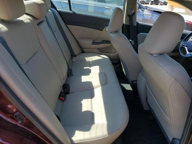 19XFB2F90FE034994 - 2015 HONDA CIVIC EXL MAROON photo 10
