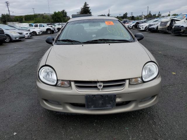 1B3ES46C02D647469 - 2002 DODGE NEON SE GOLD photo 5