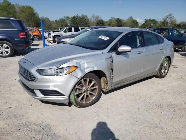 3FA6P0H72HR102750 - 2017 FORD FUSION SE SILVER photo 1