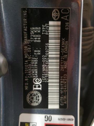 2T1BURHE6KC169756 - 2019 TOYOTA COROLLA L Boz foto 13