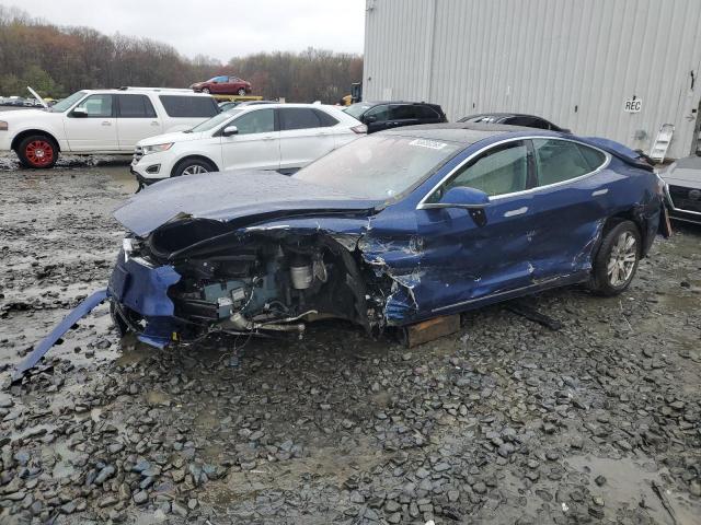 5YJSA1E27LF413612 - 2020 TESLA MODEL S 蓝色 照片 1