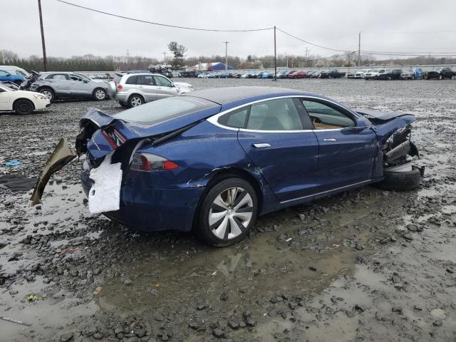 5YJSA1E27LF413612 - 2020 TESLA MODEL S 蓝色 照片 3