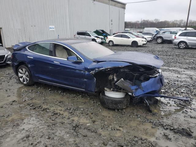 5YJSA1E27LF413612 - 2020 TESLA MODEL S 蓝色 照片 4