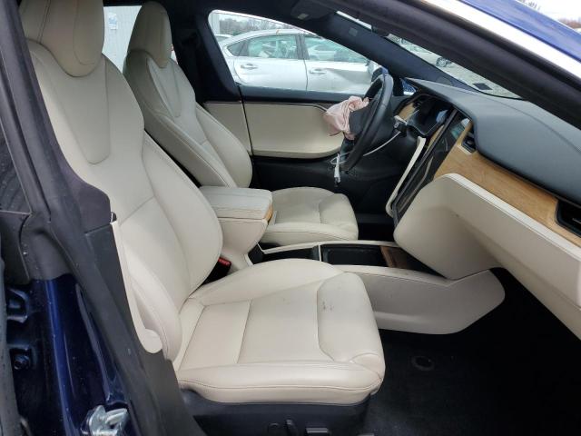 5YJSA1E27LF413612 - 2020 TESLA MODEL S 蓝色 照片 7