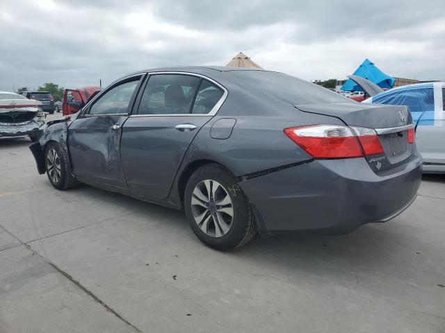 1HGCR2F35DA137260 - 2013 HONDA ACCORD LX GRAY photo 2