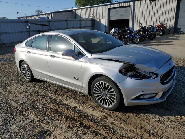 3FA6P0SU7HR151957 - 2017 FORD FUSION TITANIUM PHEV SILVER photo 4