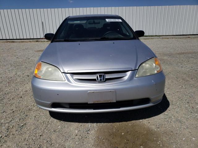 1HGEM22551L062607 - 2001 HONDA CIVIC LX SILVER photo 5