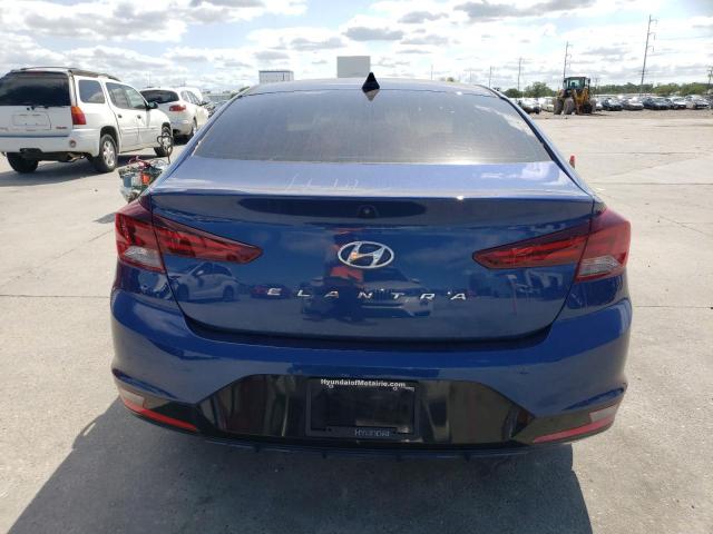 5NPD84LF9KH496956 - 2019 HYUNDAI ELANTRA SEL BLUE photo 6