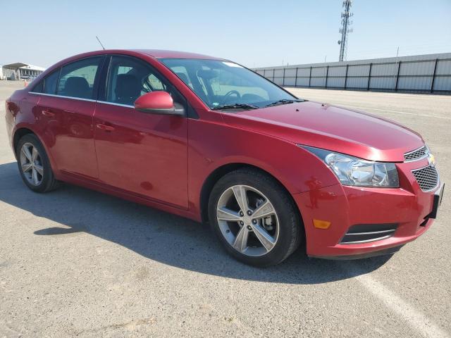 1G1PE5SB4E7375201 - 2014 CHEVROLET CRUZE LT RED photo 4