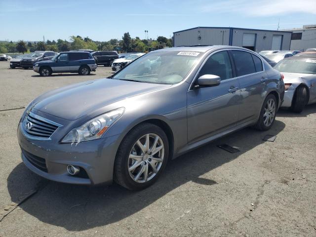 JN1CV6AP0CM627892 - 2012 INFINITI G37 BASE GRAY photo 1