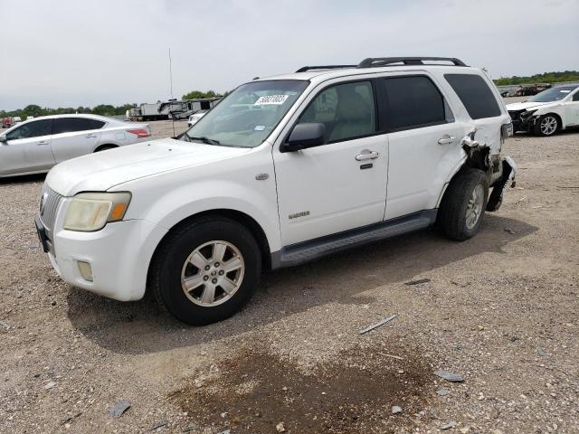 4M2CU81148KJ33085 - 2008 MERCURY MARINER WHITE photo 1