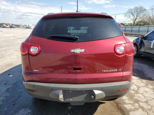 1GNKVGED9BJ112847 - 2011 CHEVROLET TRAVERSE LT BURGUNDY photo 6