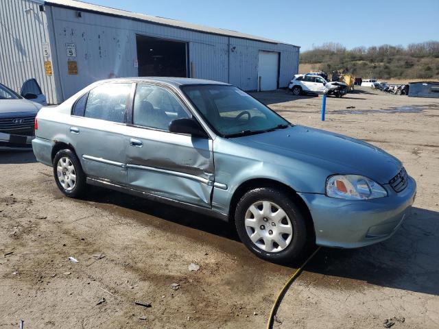 2HGEJ6611YH506841 - 2000 HONDA CIVIC BASE BLUE photo 4