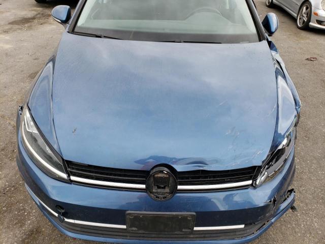 3VWW57AU5KM030744 - 2019 VOLKSWAGEN GOLF S BLUE photo 11