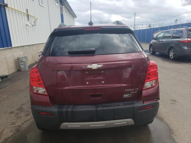 3GNCJRSBXFL132926 - 2015 CHEVROLET TRAX 1LT RED photo 6