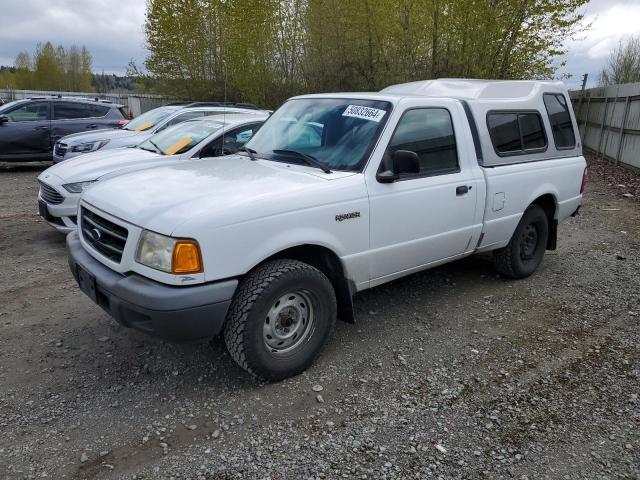 1FTYR10C91TA43910 - 2001 FORD RANGER WHITE photo 1